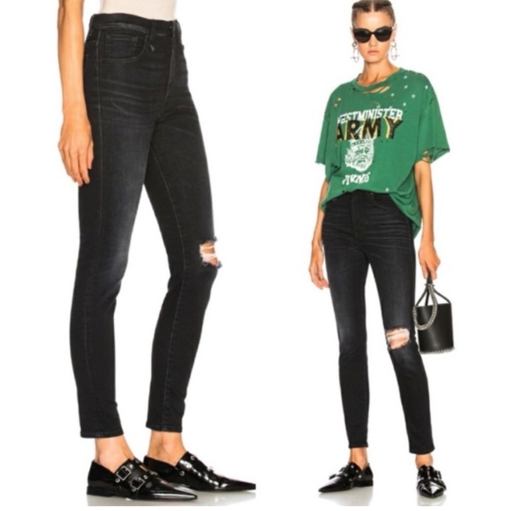 R13 High rise skinny jeans